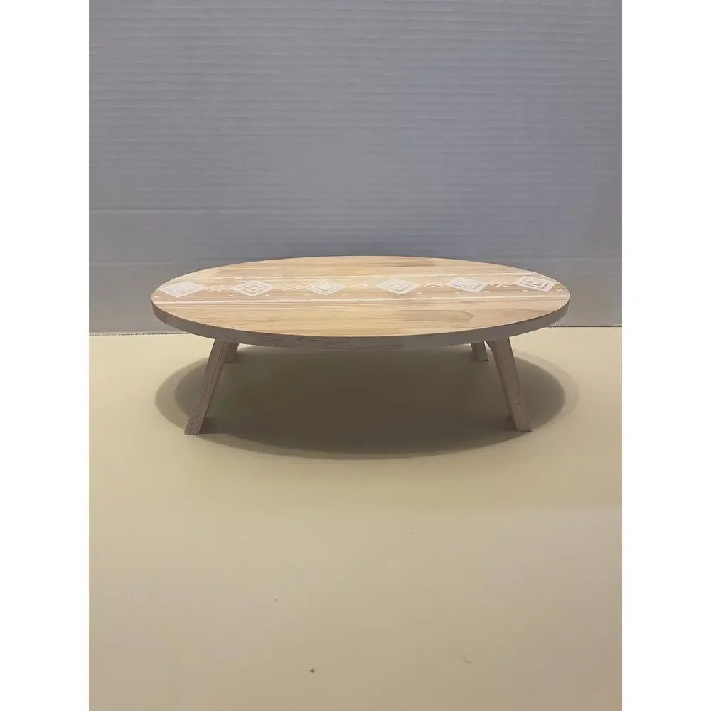 Target Dollar Spot 2022 Wooden Folding Tray and Paper Towel Caddy